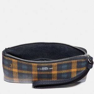 Coach Bags - Coach NWT Blue and Yellow Plaid Wristlet Coach Bags - Coach NWT Blue and Yellow Plaid Wristlet